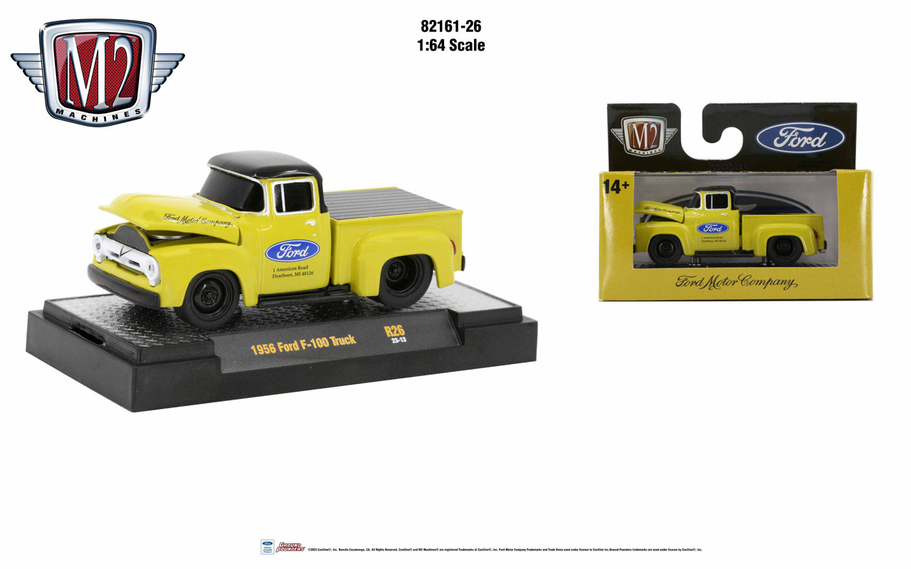 M2 Machines Ground Pounder R26 1956 Ford F-100 Truck